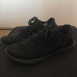 All Black Under Armour Sneakers